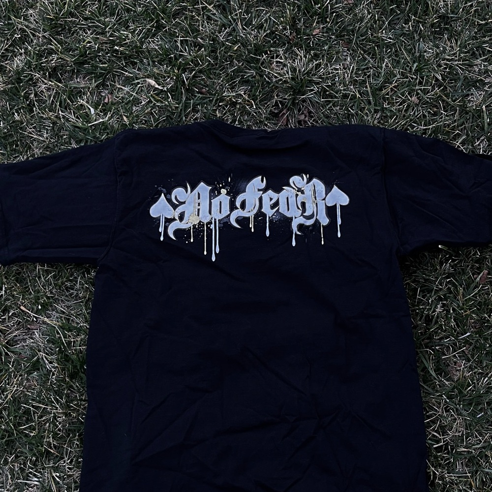 No Fear Black Graphic Tee